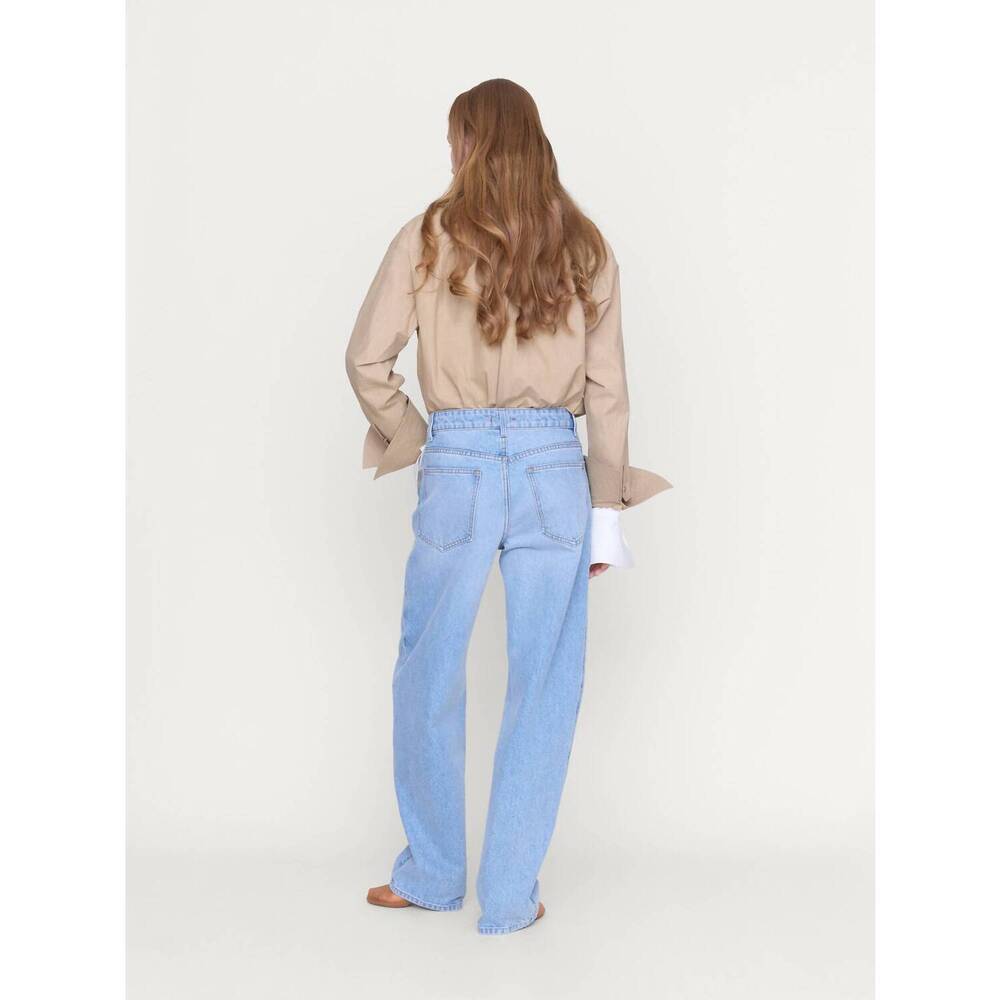 NEW OSSOU rider straight leg jeans in salt wash - Picture 3 of 6